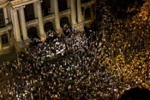 Βίντεο από τις διαδηλώσεις στη Βραζιλία.