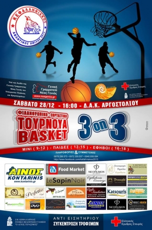 ΦΙΛΑΝΘΡΩΠΙΚΟ ΕΟΡΤΑΣΤΙΚΟ ΤΟΥΡΝΟΥΑ BASKET 3on3